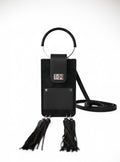 Black Derí Mini Fringe Bag