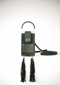 Olive Green Derí Mini Fringe Bag